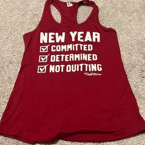 Club Fit Wear women’s maroon tank